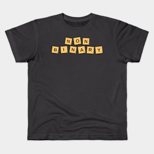 NonBinary Game Tiles Kids T-Shirt